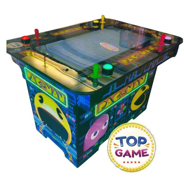 Mesa fliperama PacMan 4 players